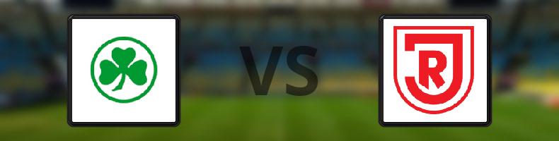 Greuther Fürth - SSV Jahn Regensburg odds, speltips, resultat i 2. Bundesliga