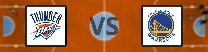 Oklahoma City Thunder - Golden State Warriors odds, speltips, resultat i NBA