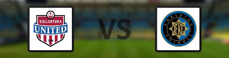 Sollentuna FK - IF Karlstad Fotboll odds, speltips, resultat i Division 1