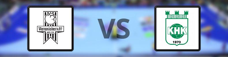 VästeråsIrsta HF - Kungälvs HK odds, speltips, resultat i Handbollsligan damer