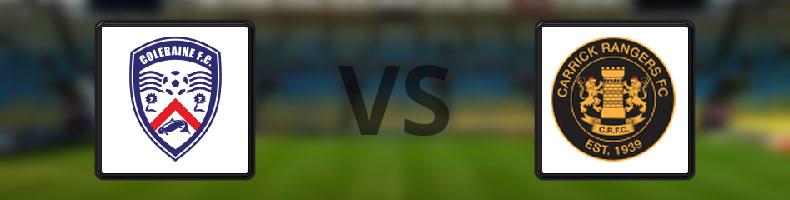 Coleraine - Carrick Rangers FC odds, speltips, resultat i NIFL Premiership