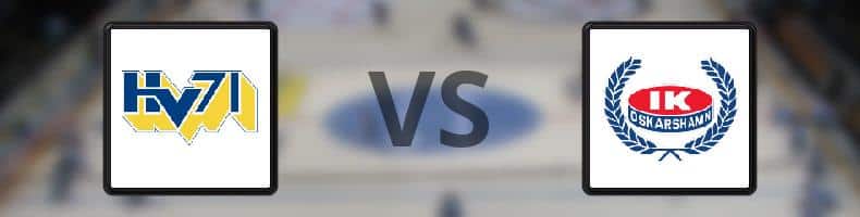 HV71 - Oskarshamn odds, speltips, resultat i SHL