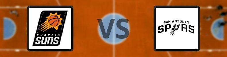 Phoenix Suns - San Antonio Spurs odds, speltips, resultat i NBA