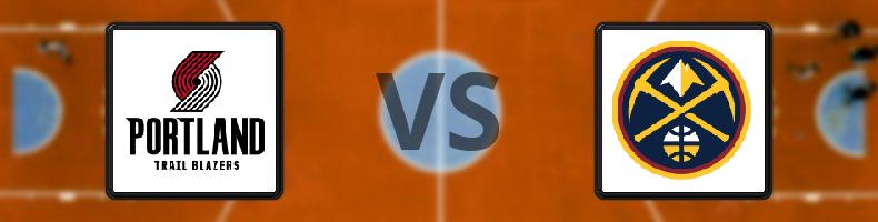 Portland Trail Blazers - Denver Nuggets odds, speltips, resultat i NBA