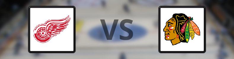 Detroit Red Wings - Chicago Blackhawks odds, speltips, resultat i NHL
