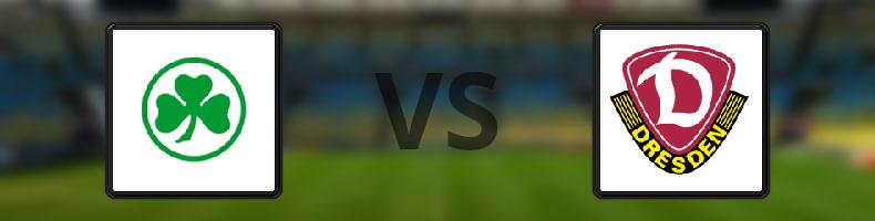 Greuther Fürth - Dynamo Dresden odds, speltips, resultat i 2. Bundesliga
