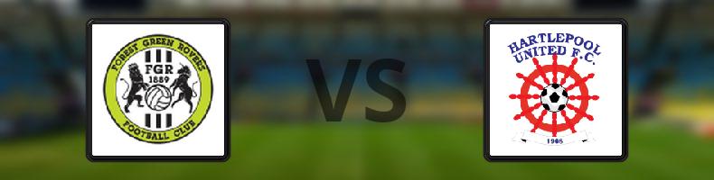 Forest Green Rovers - Hartlepool odds, speltips, resultat i National League