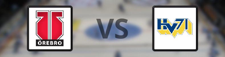 Örebro - HV71 odds, speltips, resultat i SHL