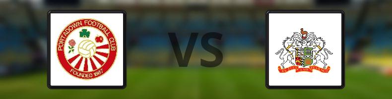 Portadown - Glenavon odds, speltips, resultat i NIFL Premiership