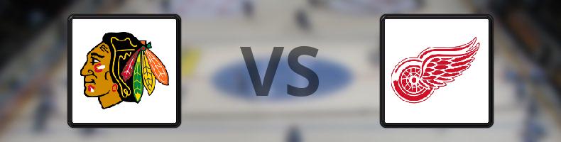 Chicago Blackhawks - Detroit Red Wings odds, speltips, resultat i NHL