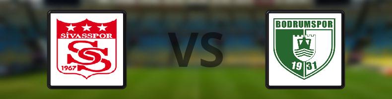 Sivasspor - Bodrumspor A.Ş. odds, speltips, resultat i Süper Lig