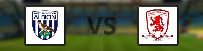 West Bromwich - Middlesbrough odds, speltips, resultat i EFL Championship