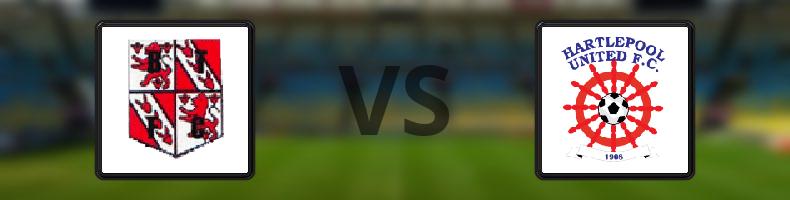 Brackley Town - Hartlepool odds, speltips, resultat i National League