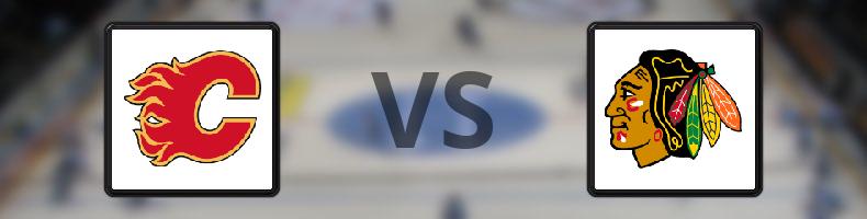 Calgary Flames - Chicago Blackhawks odds, speltips, resultat i NHL
