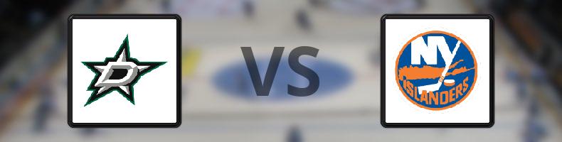 Dallas Stars - New York Islanders odds, speltips, resultat i NHL