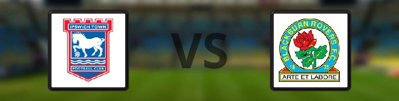 Ipswich - Blackburn odds, speltips, resultat i EFL Championship