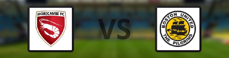Morecambe - Boston United odds, speltips, resultat i National League