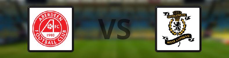 Aberdeen - Livingston odds, speltips, resultat i Skotska Premiership