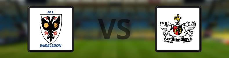 AFC Wimbledon - Exeter odds, speltips, resultat i League One