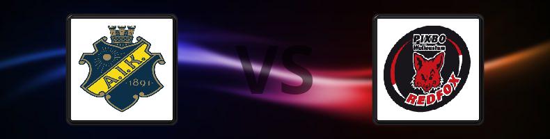 AIK - Pixbo Wallenstam odds, speltips, resultat i SSL herrar