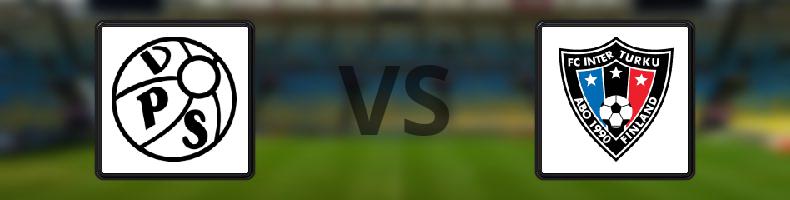 VPS Vaasa - Inter Turku odds, speltips, resultat i Veikkausliiga