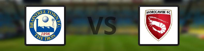 Braintree Town - Morecambe odds, speltips, resultat i National League