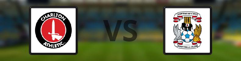 Charlton - Coventry odds, speltips, resultat i EFL Championship