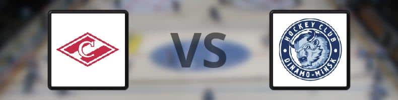 Spartak Moskva - Dinamo Minsk odds, speltips, resultat i KHL