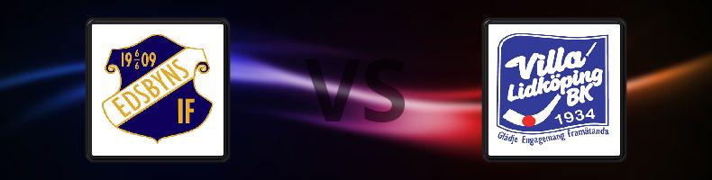 Edsbyns IF - Villa Lidköping odds, speltips, resultat i Elitserien