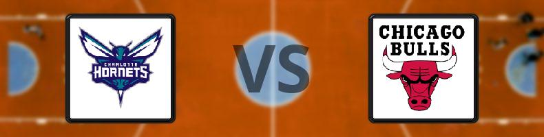 Charlotte Hornets - Chicago Bulls odds, speltips, resultat i NBA