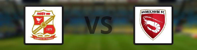 Swindon - Morecambe odds, speltips, resultat i League Two