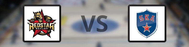 HC Red Star Kunlun - SKA St Petersburg odds, speltips, resultat i KHL