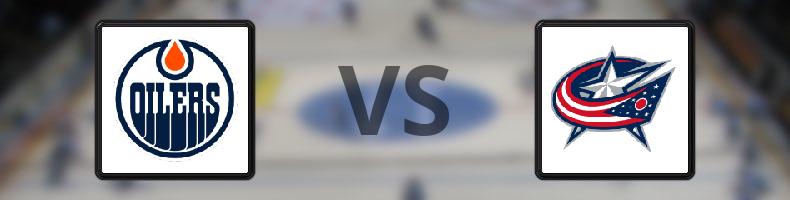 Edmonton Oilers - Columbus Blue Jackets odds, speltips, resultat i NHL