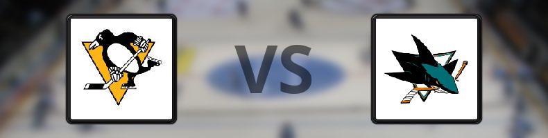 Pittsburgh Penguins - San José Sharks odds, speltips, resultat i NHL