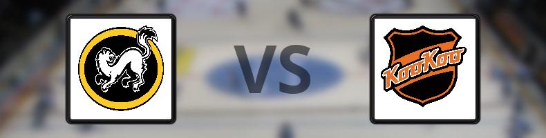 Kärpät - KooKoo odds, speltips, resultat i SM-liiga