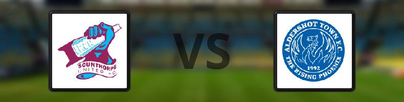 Scunthorpe - Aldershot odds, speltips, resultat i National League