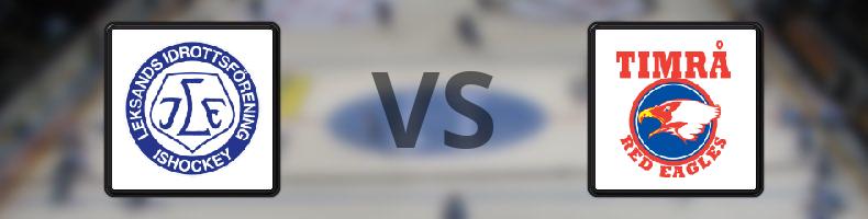 Leksand - Timrå odds, speltips, resultat i SHL