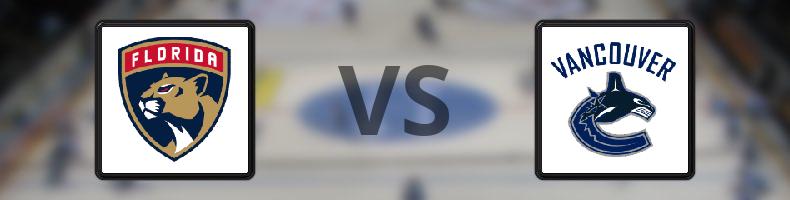 Florida Panthers - Vancouver Canucks odds, speltips, resultat i NHL
