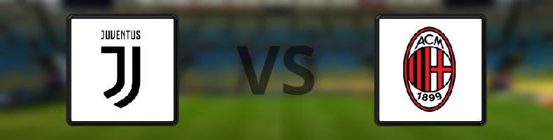 Juventus - Milan odds, speltips, resultat i Serie A