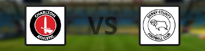 Charlton - Derby County FC odds, speltips, resultat i EFL Championship
