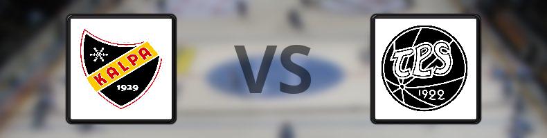 KalPa - TPS odds, speltips, resultat i SM-liiga