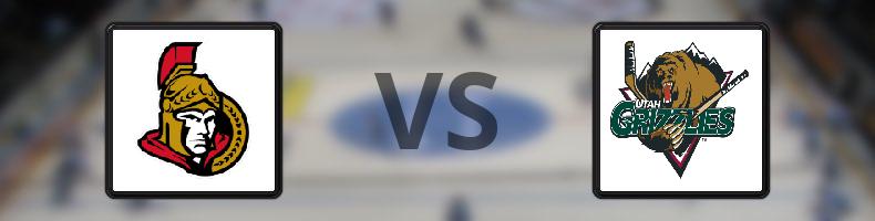 Ottawa Senators - Utah Mammoth odds, speltips, resultat i NHL