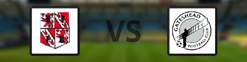 Brackley Town - Gateshead odds, speltips, resultat i National League