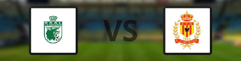 RAAL La Louviere - KV Mechelen odds, speltips, resultat i Jupiler League