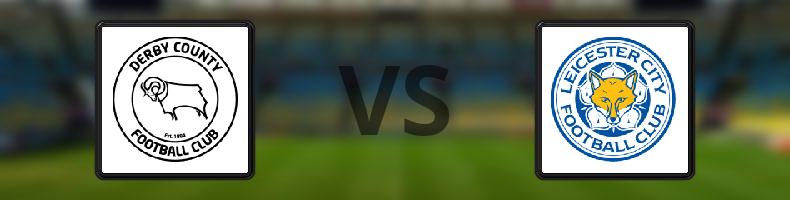 Derby County FC - Leicester odds, speltips, resultat i EFL Championship