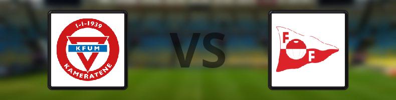 KFUM - Fredrikstad odds, speltips, resultat i Eliteserien