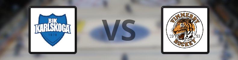 BIK Karlskoga - Vimmerby HC odds, speltips, resultat i HockeyAllsvenskan