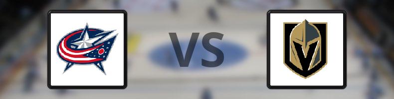 Columbus Blue Jackets - Vegas Golden Knights odds, speltips, resultat i NHL