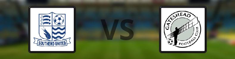 Southend - Gateshead odds, speltips, resultat i National League