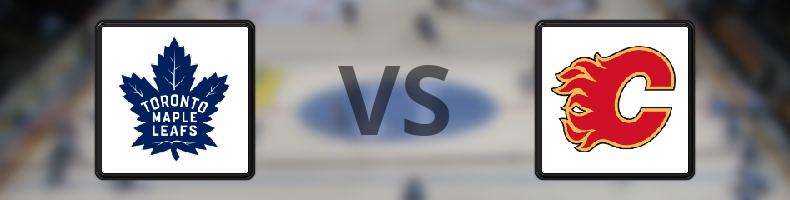 Toronto Maple Leafs - Calgary Flames odds, speltips, resultat i NHL